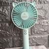 Cute Mini Fan Small Travel Fan Rechargable Cooling Device Lightweight Electric Fan Suitable for Indoor and Outdoor Use