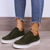 Spring/Summer 2025 New Canvas Shoes for Women Fashionable Trendy Flats Large Sizes Comfortable Women's Shoes