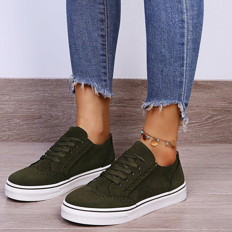 Spring/Summer 2025 New Canvas Shoes for Women Fashionable Trendy Flats Large Sizes Comfortable Women's Shoes
