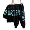 Teen Boy Handsome Hoodie and Sweatpants Set - Junior High Long Sleeve Autumn/Winter Outfit for Big & Tall Boys Age 15