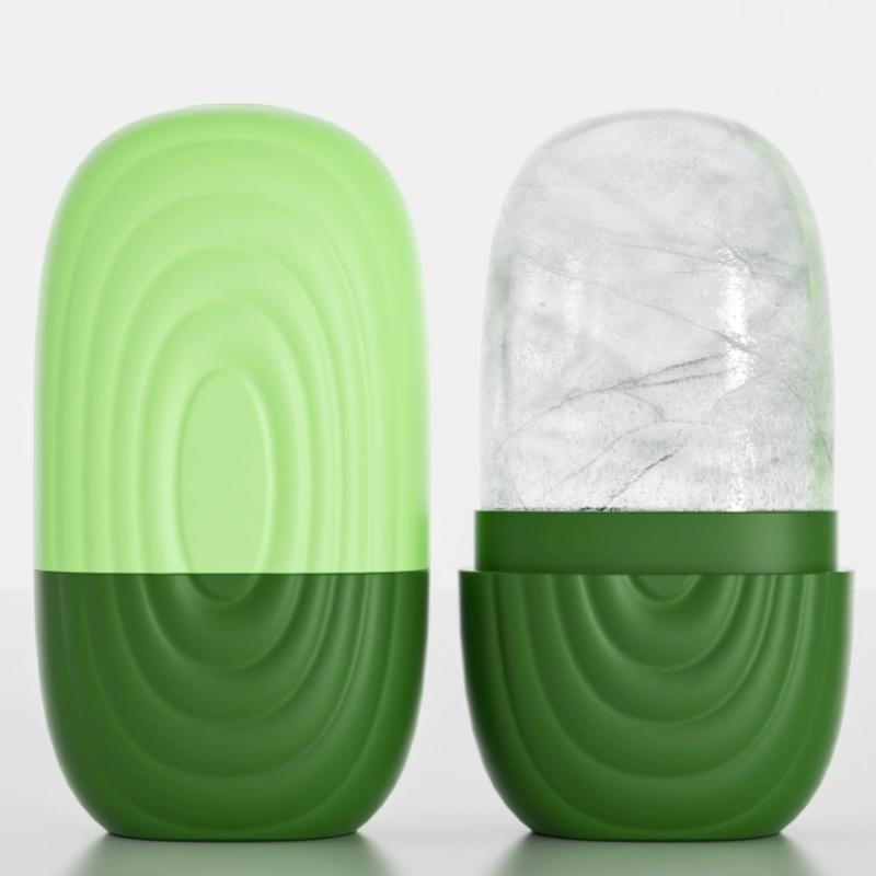 Reusable Ice Roller Ice Cube Silicone Mold Ice Ball Facial Beauty Skin Care Massager