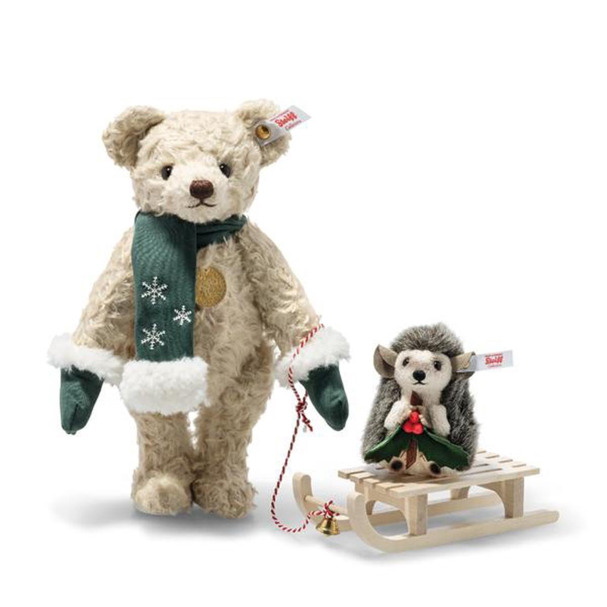 

Steiff Teddy Bear and Hedgehog 25cm 9cm 007286 Japanese Bear Hedgehog [Official Product]