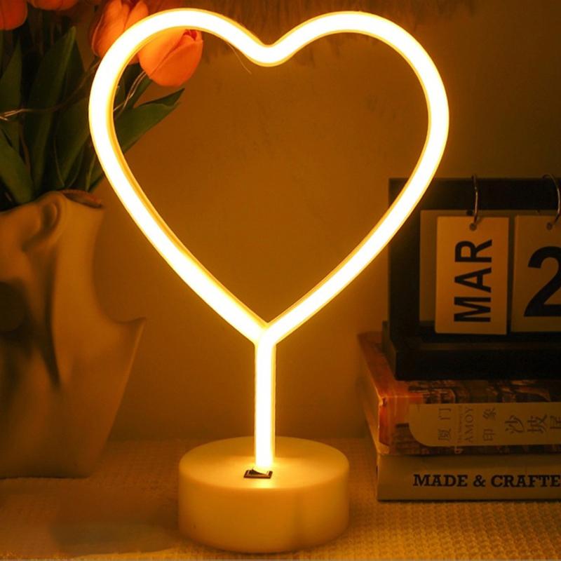 Base Decorative Bedroom Light Desktop Night Lamp Suitable for Wedding Birthday Party Decor 1pc Green LED Cactus Neon Light With