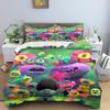 Trolls Cute Girl Printing Duvet Cover Cartoon Anime ChildrenS Bedroom Set Polyester Adult Gift 23Pcs Bedding