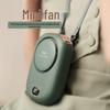 USB Bladeless Neck and Waist-Hanging Fan with Power Display
