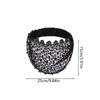 Elastic Vintage Lace Headband Eyelet Rhinestone Wide Floral Lace Pearl Head Wrap for Daily Outing Party Dating Holiday Use