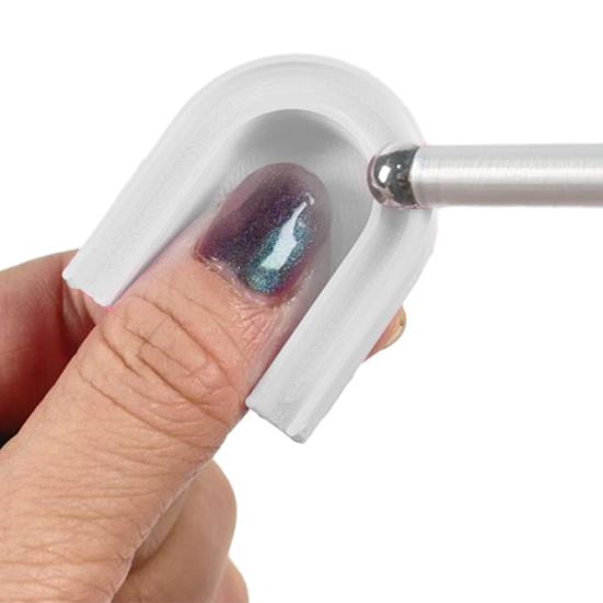 U-shaped Cat Eyes Magnet Tools Beginner Friendly Glass Bead Nail Art Magnet DIY Home Salon Women Cat Eyes Effects Gel Polish Nail Magnetic Tools