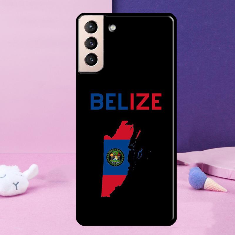 Belizean Flag Phone Case For Samsung Galaxy S25 Ultra S23 S20 S21 S22 S24 FE S9 S10 Plus S24 Ultra Cover
