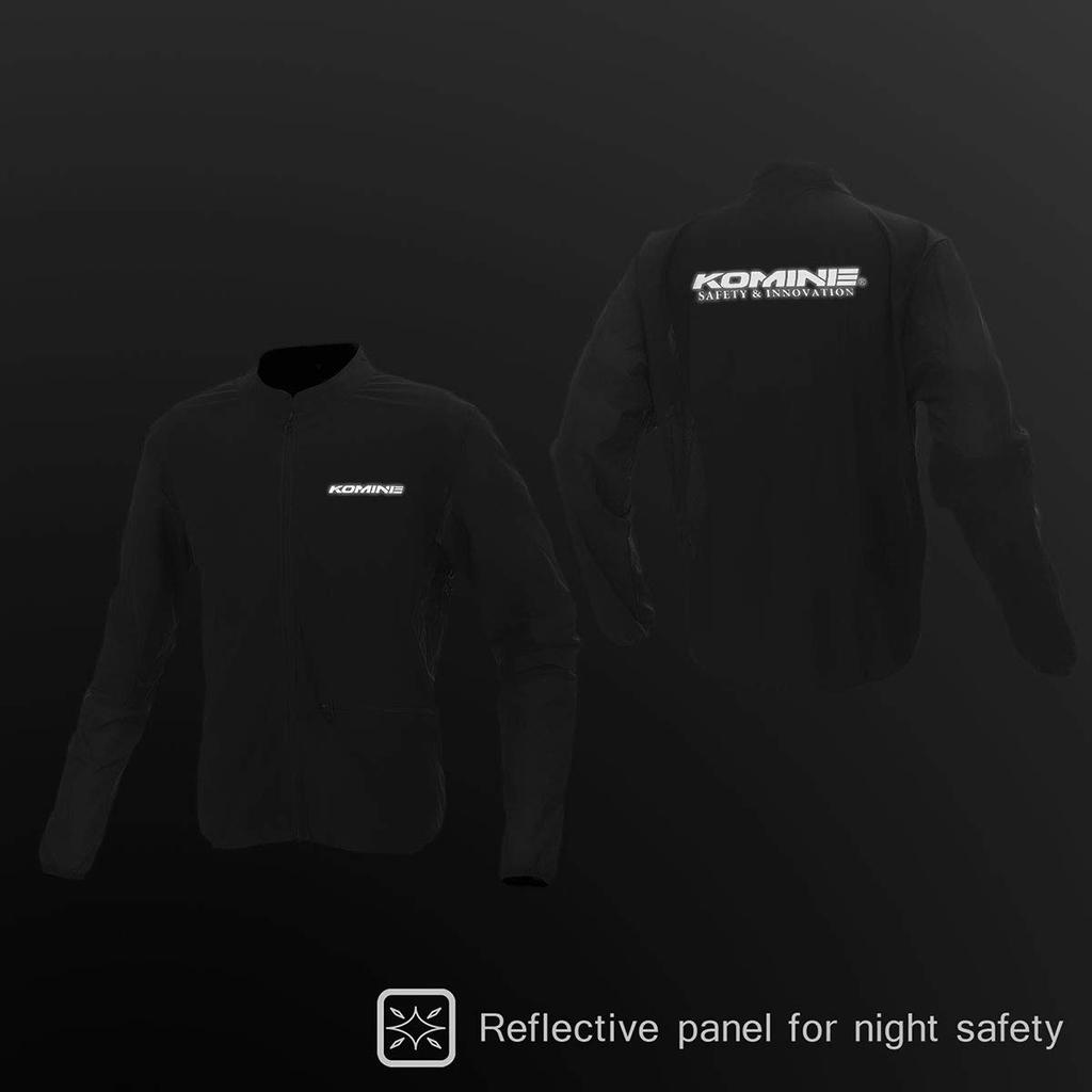Chaqueta de Malla Anti-Insectos Komine JK-149 13010 para Motocicletas, Negra, S-M