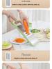 Multifunctional Vegetable and Potato Slicer, Shredder, and Julienne Grater with Kitchen Inserts