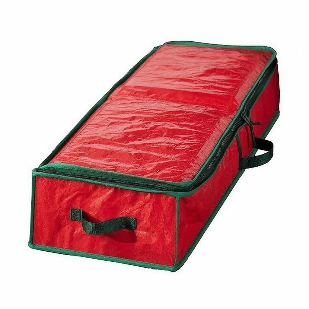 Storage Bag Space-Saving Rectangular Christmas with Zippered Closure