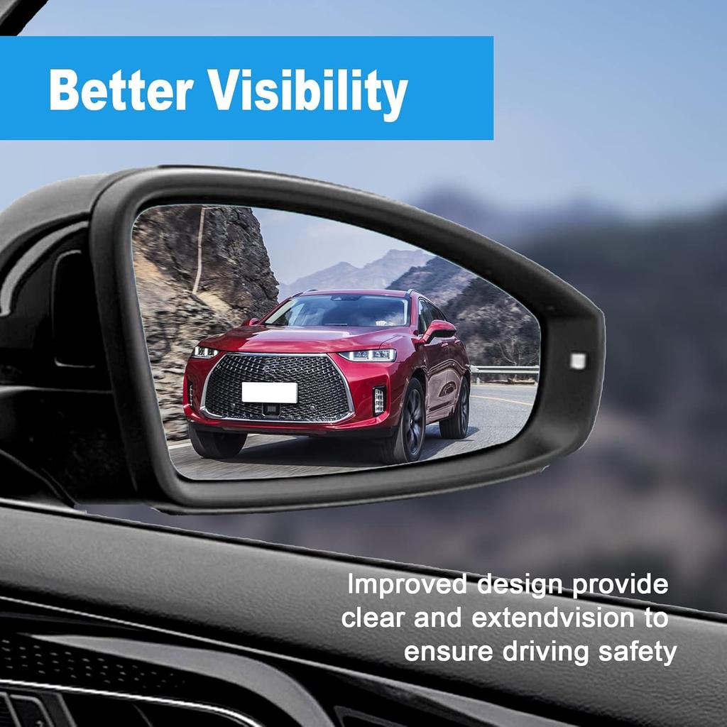 Passenger Right Side View Heated Mirror Glass Replacement For 2011 2012 2013 2014 2015 2016 2017 2018 Volkswagen VW Passat Jetta Beetle Side Mirror