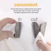 2 PCS Silver Towel Hook Brushed Finish Towel Holder Durable Towel Hook Hanger  Over the Door