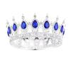 New Bridal Crown Headpiece - Exquisite High-end Wedding Birthday Party  and Cake Decoration - Bridal Hair Accessory - Round Crown Tiara