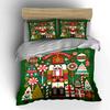 Nutcracker Christmas Set Bedding Duvet Cover Set Duvet Cover Pillowcases  (1*Duvet Cover 2*Pillowcases, without duvet insert)