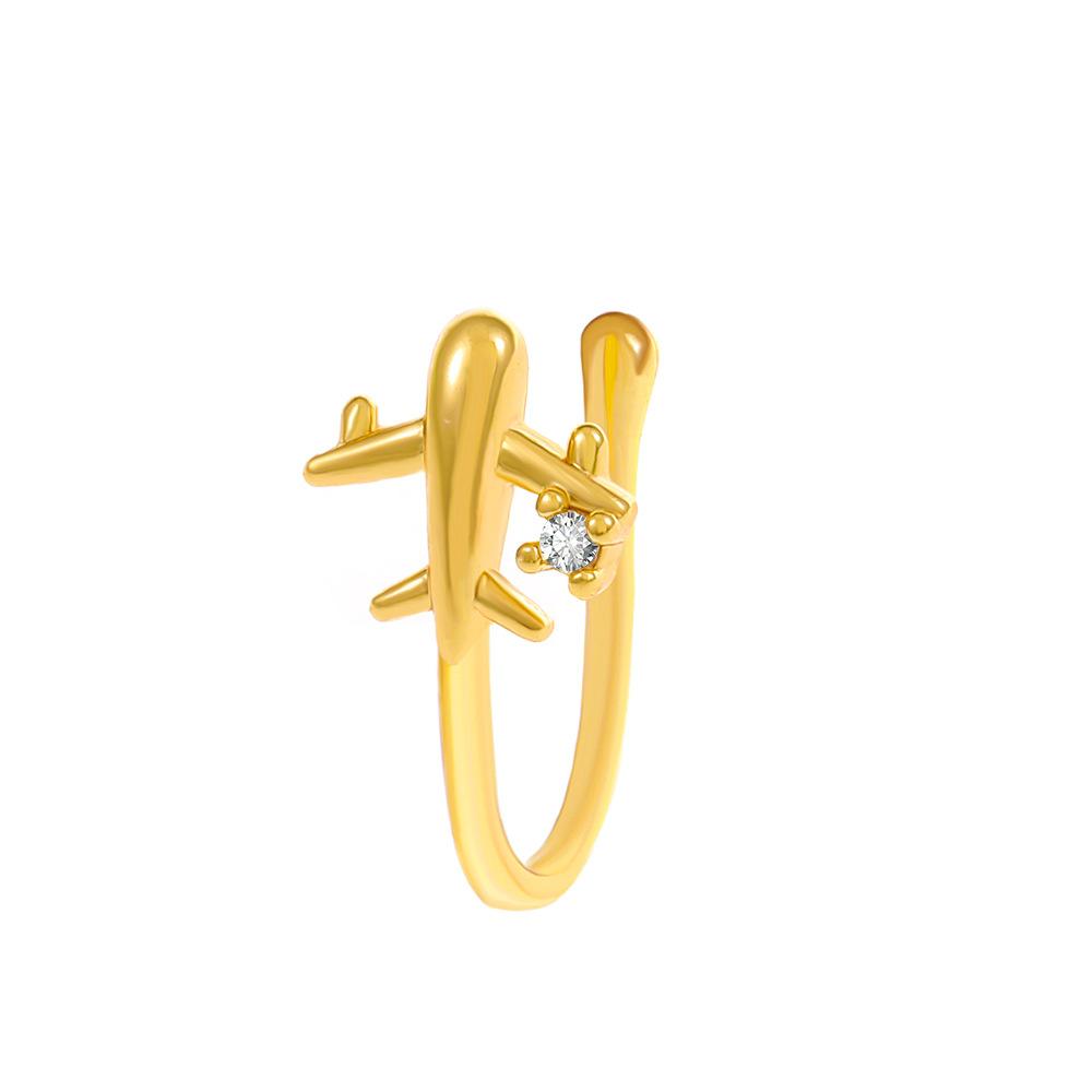 Non Perforated U-Shaped Nose Clip Copper Inlaid Zircon Star Shaped Heart Crown Nose Ring Nose Decoration Puncture Decoration