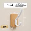 No Drill Door Behind Hook Storage Wall Hanging Clothes Hanger Coat Hook Adhesive Hooks Bedroom Organizer Storage Kitchen Acce