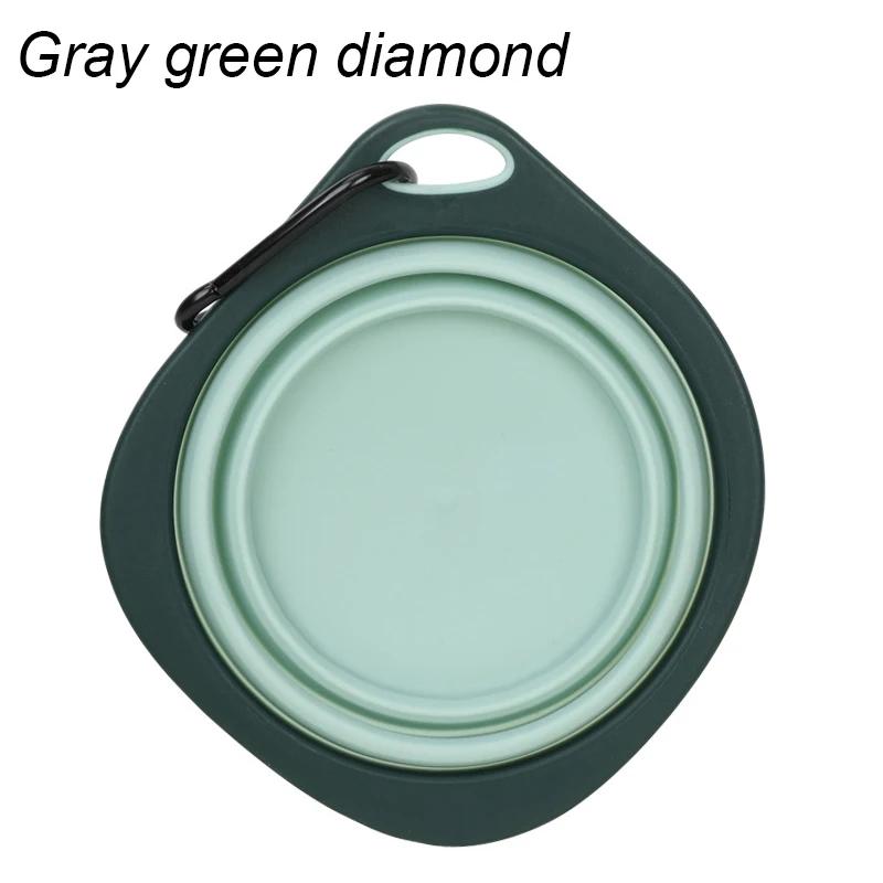 

Pet Folding Silicone Bowl Collapsible Dog Outdoor Travel Portable Puppy Food Feeder Dish Bowl Silicone Dog Feeder Bowl 2 In 1
