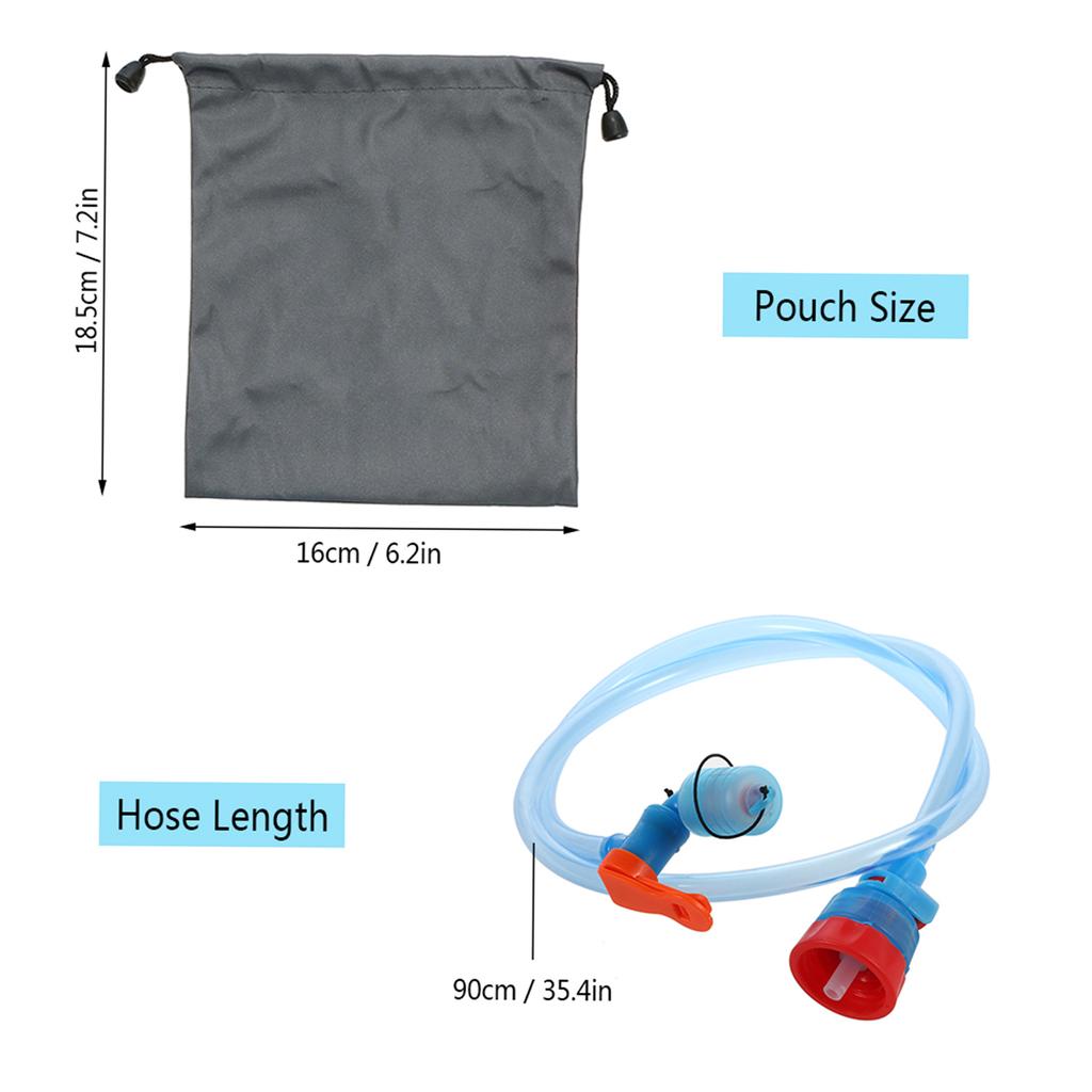 Water Bottle Drink Tube Hose Hydration Bladder Reservoir Pack Backpack System Hose Kit