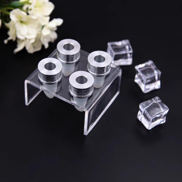 DIY 4-Cavity Lipstick Mold - 12.1mm Diameter, Silicone Pacifier & Chocolate Baking Mold