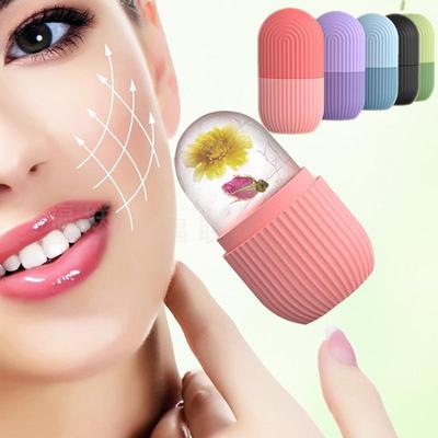 1pc Summer Face Silicone Ice Roller Cube Mold Reusable Icing Mold Care Eyes Facial Beauty Skin Care Tools
