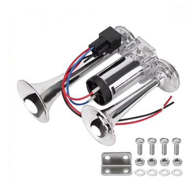 Hyack Dolce Air Horn, Loud Yankee Horn, Horn, Bear Scare Horn (24V, Silver)