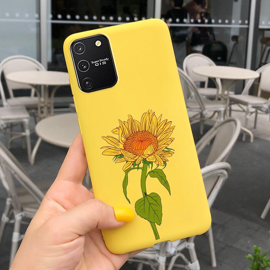 For Samsung Galaxy S10 Lite 2020 Case Colorful Flower Silicon Soft Back Cover For Samsung S10 Lite 2020 S5 S10lite SM-G770F Etui
