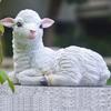 Detailed Small Resin Goat Figurine Multiple Poses Durability Lamb Statue Sheep Sculpture Ideal For Table top Shelf Display