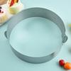 Stainless Steel Adjustable Telescopic Mousse Ring Cake Mold – Round, Bottomless, Removable Baking Tool