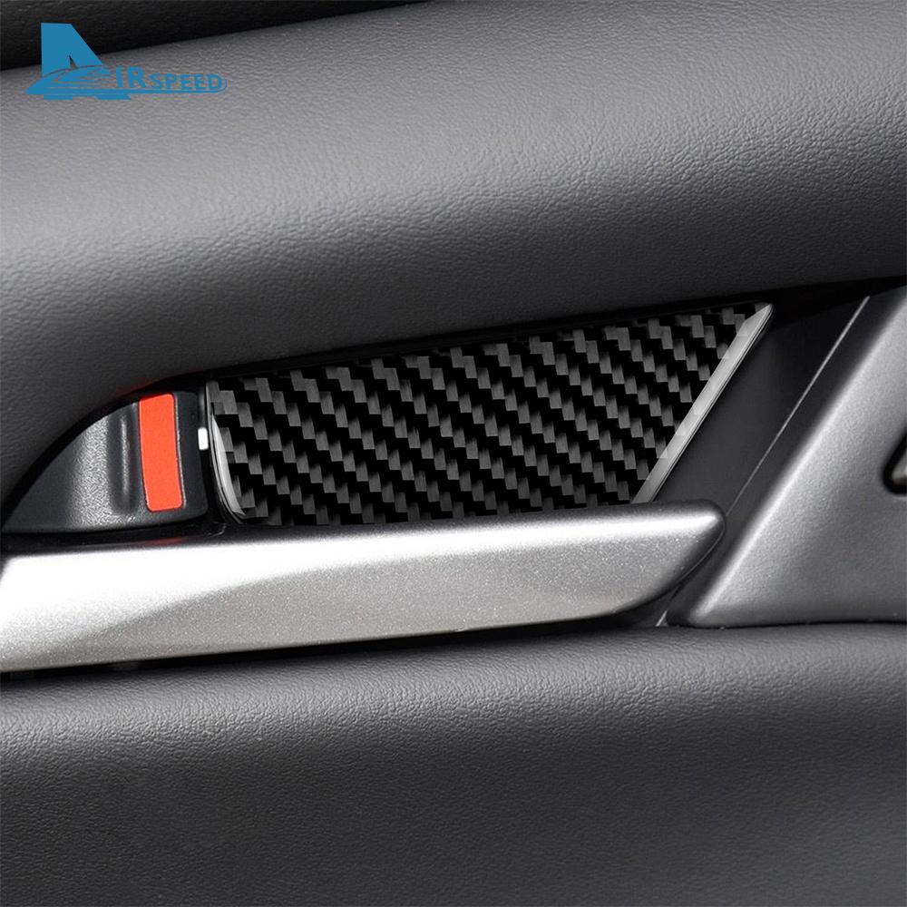 Echter Weicher Kohlefaseraufkleber Für Mazda 3 2019-2025/CX-30 2020-2025 LHD RHD Auto Innentürschale Panel Innenraum Zierleisten Zubehör