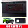 For Great Wall Haval H3 X-DOG 2024 2025  Carbon Fiber Car Center Control Panel Steering Wheel Trim Sticker Accessories