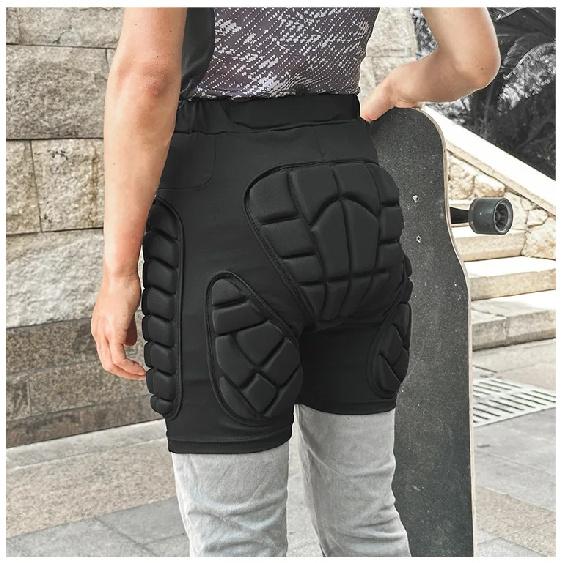 WOSAWE Hip Protector Motorcycle Shorts Skating Motocross Hip Butt Paddeds Skiing Snowboard Shorts Sports Protective Gear