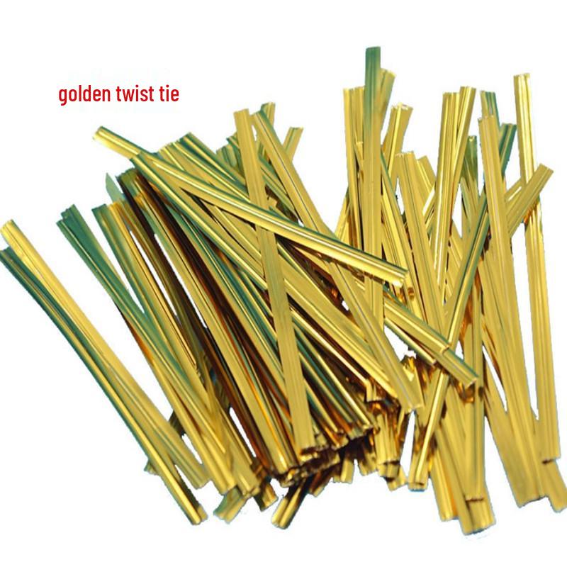 Lollipop and Baking Kraft Paper Sticks with Colored Twist Ties for Food Packaging