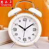 Durable4-Inch Three-dimensional Digital Alarm Clock Creative Classic Silent Student Loud Double Bell Bell