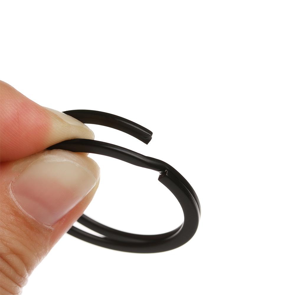 5/10pcs DIY Outdoor Tools Stainless Steel Keys Ring Carabiner Keyring Connectors EDC Keychain