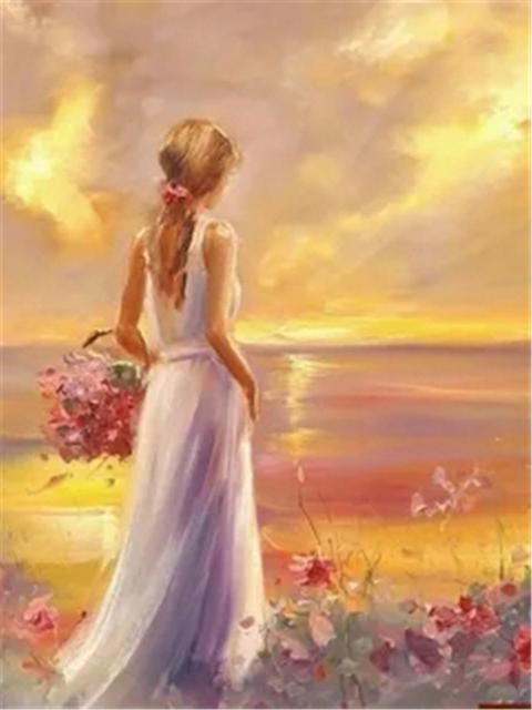 

Пара мозаика алмазная живопись размер холста полный квадратный женский подарок ручной работы Diy Алмазная вышивка портрет украшение дома Full Round 40x50CM