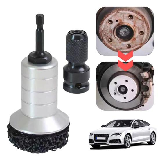 Wheel Hub Resurfacing Kit Precision Rust Removal Tool Wheel Stud Cleaner Easy Installation Automotive Maintenance Kit
