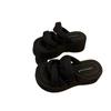 Thick bottom heightening cool slippers women's summer wear 2025 new muffin bottom slope heel with skirt heightening beach drag women