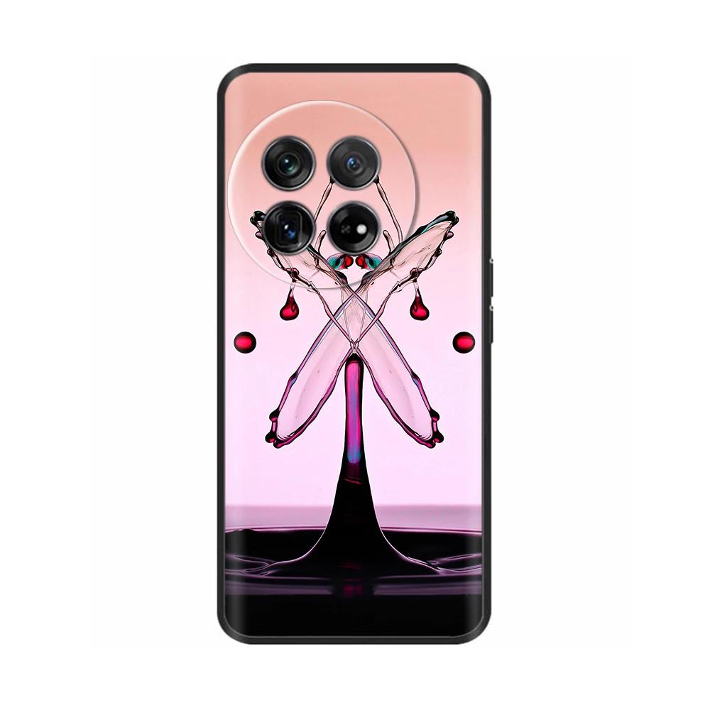 For OnePlus 12 Case Cover Silicone Soft TPU Phone Cases Bumper for One plus 12R 1+12 Oneplus12 5G Back Cover Funda Shockproof