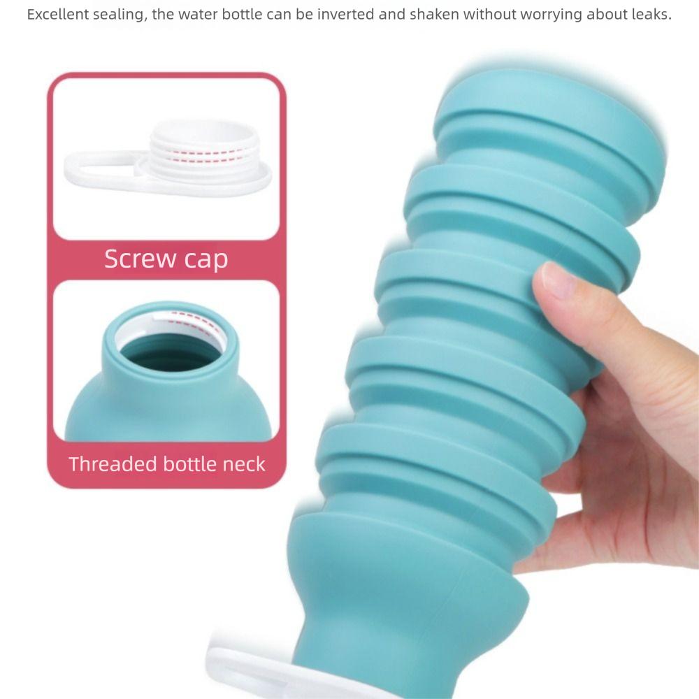 200-600ML Collapsible Sport Bottle Retractable Foldable Drinking Cup Sports Water Bottle  Gym