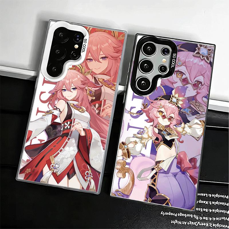 Genshin Impact Anime Soft Phone Case for Samsung Galaxy S24 S25 FE S26 Edge S23 Ultra S22 Plus S21 + Shockproof Cover Back Shell