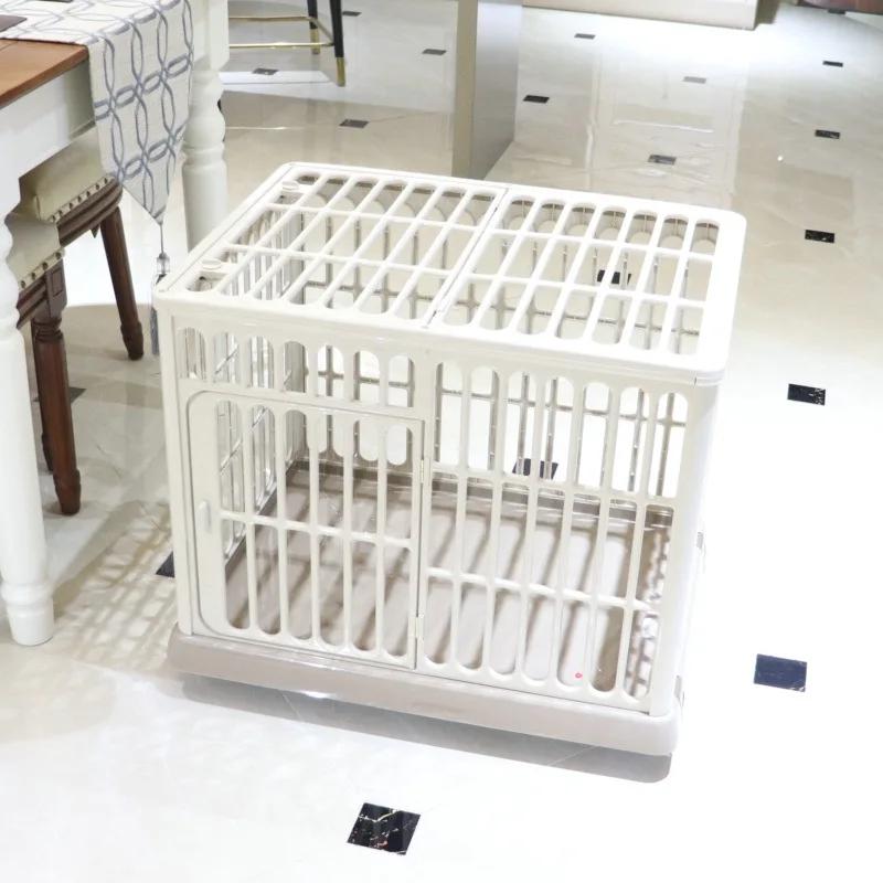 Dog Cat Pet Cage Household Indoor Small and Medium-sized Dog and Cat Villa Resin Cage Pet Supplies