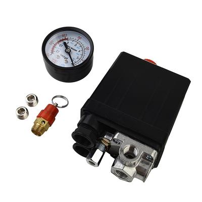 Luftkompressor-Schalter-Regler-Set Manometer Kunststoffzubehör