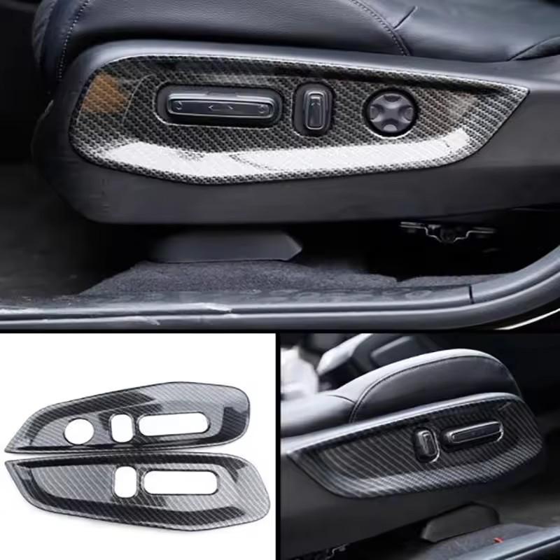 For Honda CRV CR-V C-RV 2017- ABS Carbonfiber Armrest  Window Swtich Cover Gear Shift Panle Air Outlet Steering Wheel Cover