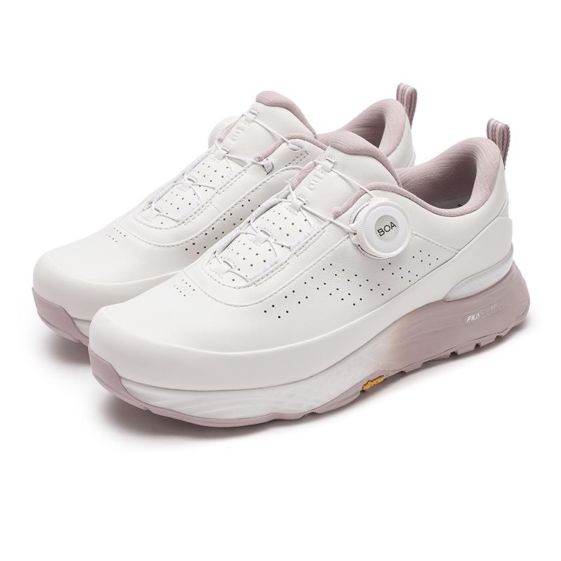 Fila Sport Performance Outdoor Trendy Versatile Shock Absorbing Durable Low Top Golf Shoes Women Sneaker Bright-White A12W531715FBW