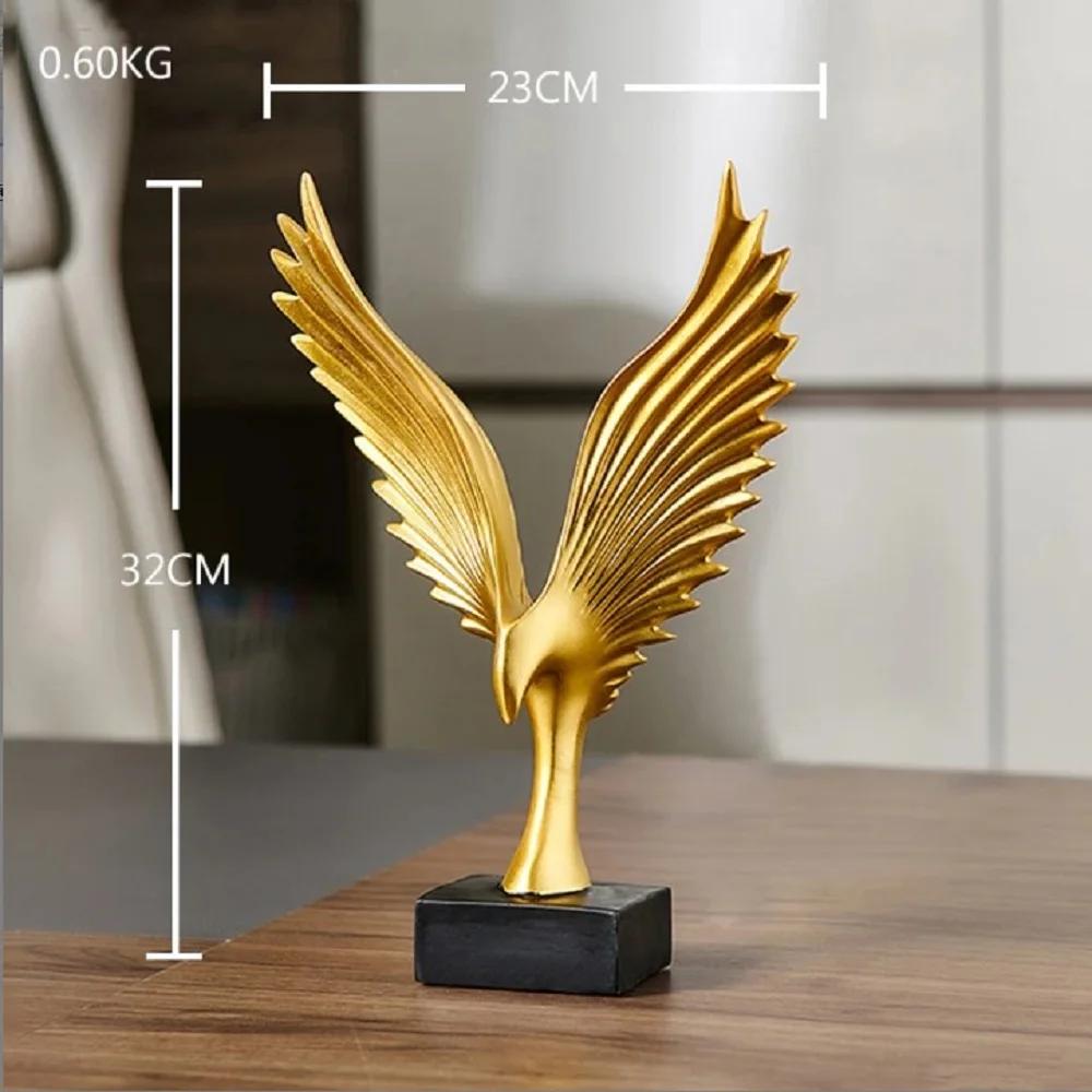 Dazhan Roc Spread Wings Desktop Ornaments Tv Cabinet Wine Cooler Entrance Desk Decorations Resin Crafts