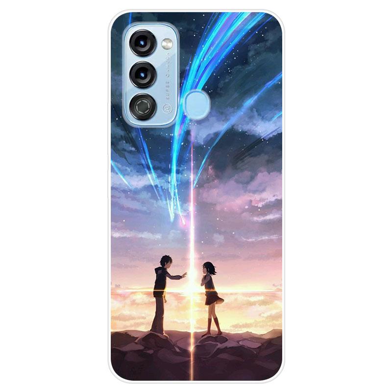 For itel Vision 3 Vision3 Veske Myk Silikon Bakdeksel Tegneserie Telefonveske Mote