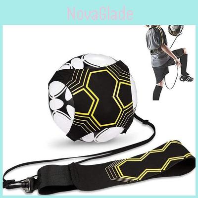 Innovative 3d Soccer Training Set Yellow Assists Ball Control With Elastic Straps