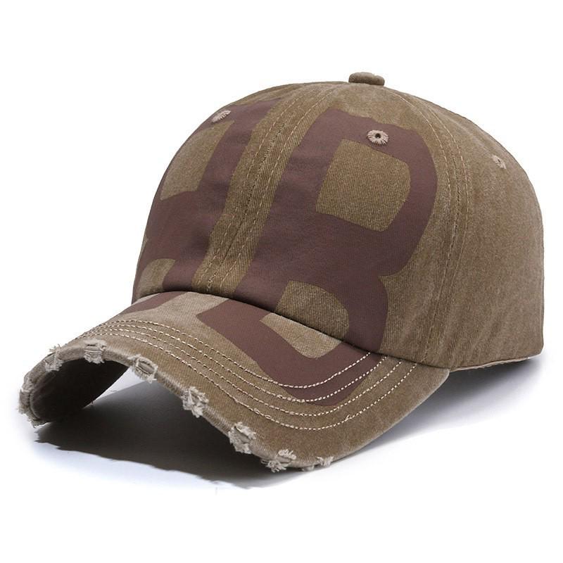 Retro Amerikanische Street Duckbill Baseballkappe mit großem Schirm & weichem Oberteil - Waschbar für Damen & Herren