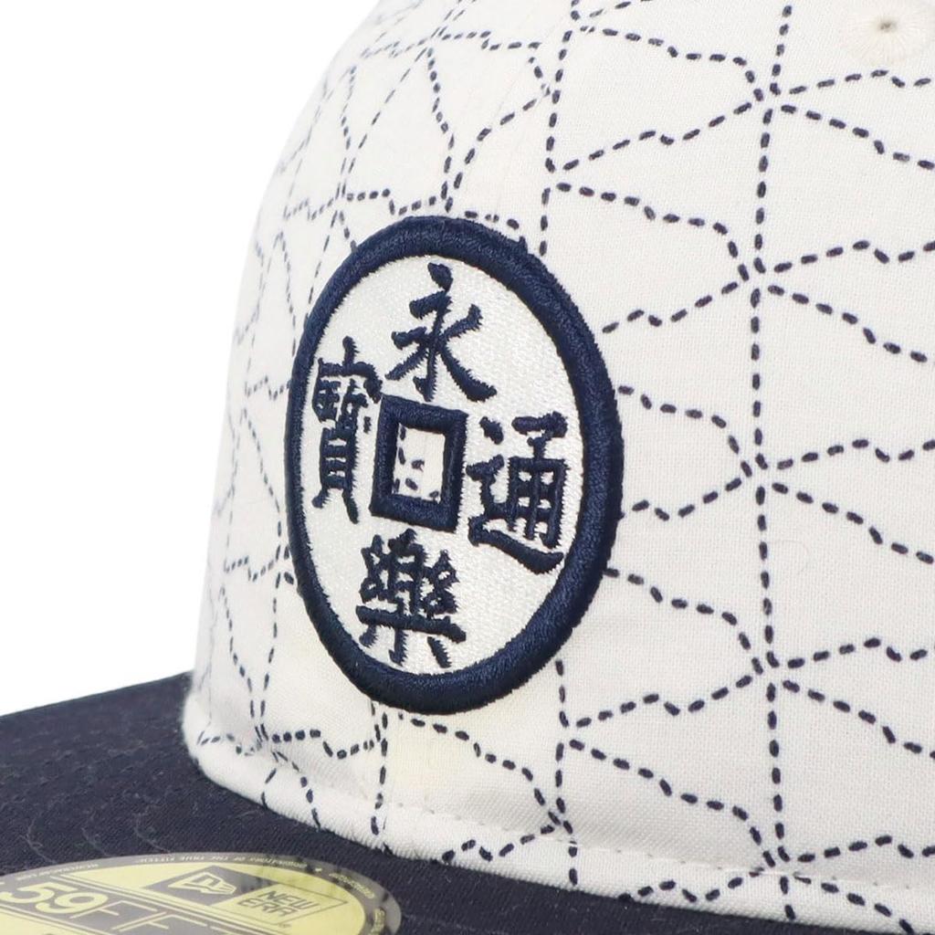 Cap Chrome 7 5950SB EIRAKUYA CRM NVY [New Era] 59FIFTY_SB White/Navy 5/8